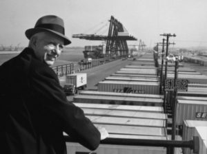 Histoire du conteneur maritime Malcolm Mclean
