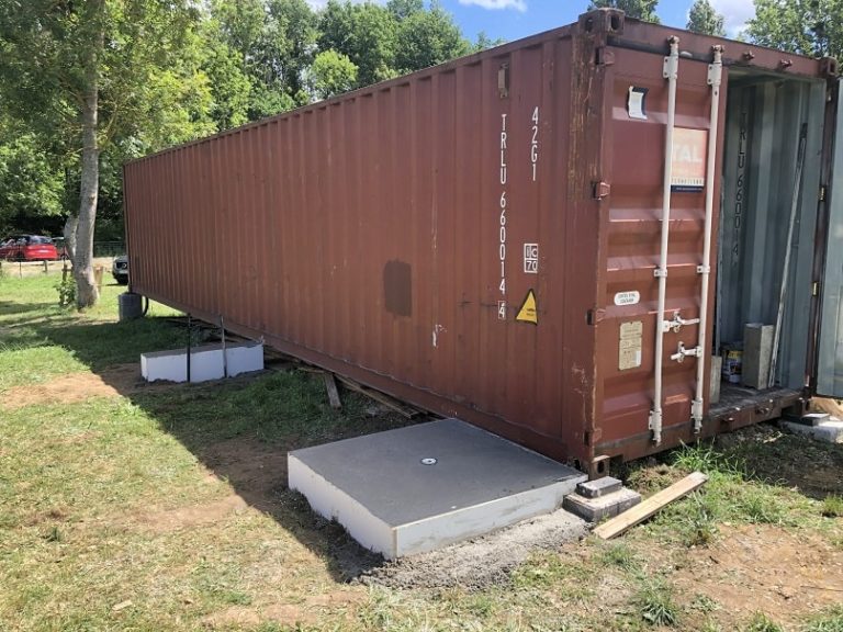 Container 40 pieds livré par Goliat Containers