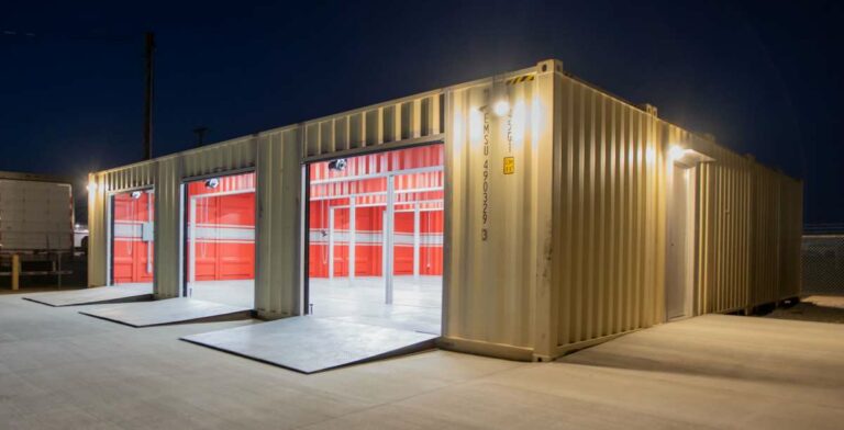 container maritime garage luxueux